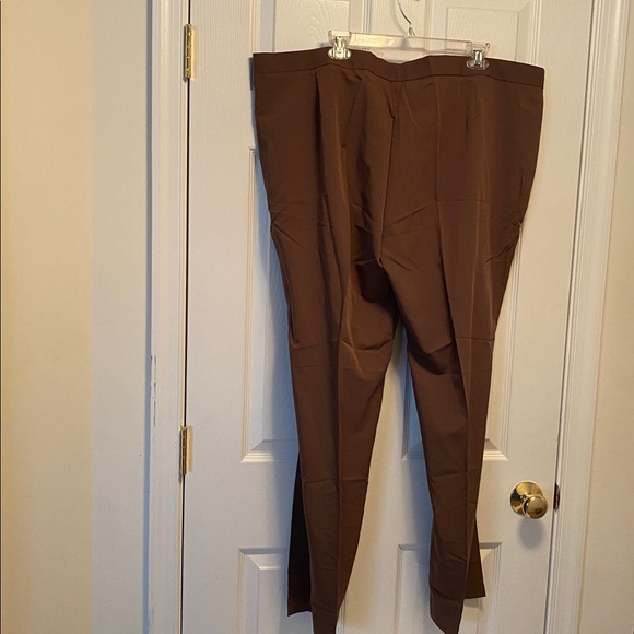Miesuit Women’s Brown Dress Pants…size XXXL - Picture 2 of 4
